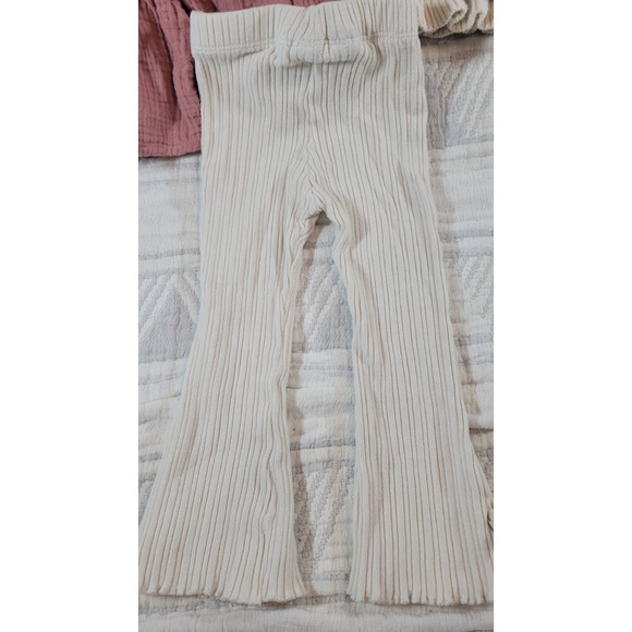 ZARA Baby/Toddler Outfit Bundle | Crochet Collar Blouse + Knit Sweater + Ribbed - Picture 4 of 13